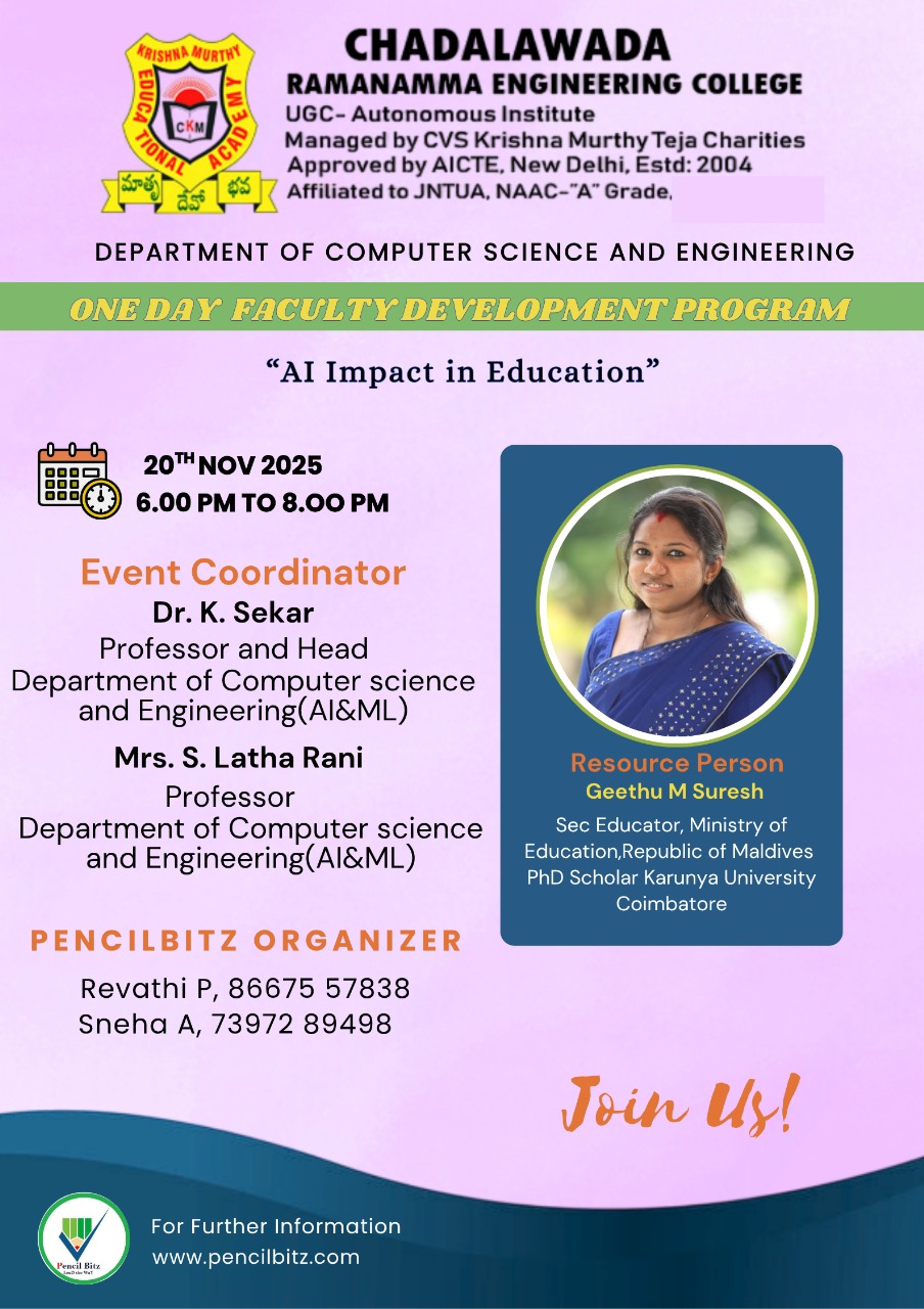  Chadalawada Ramanamma Engineering College 