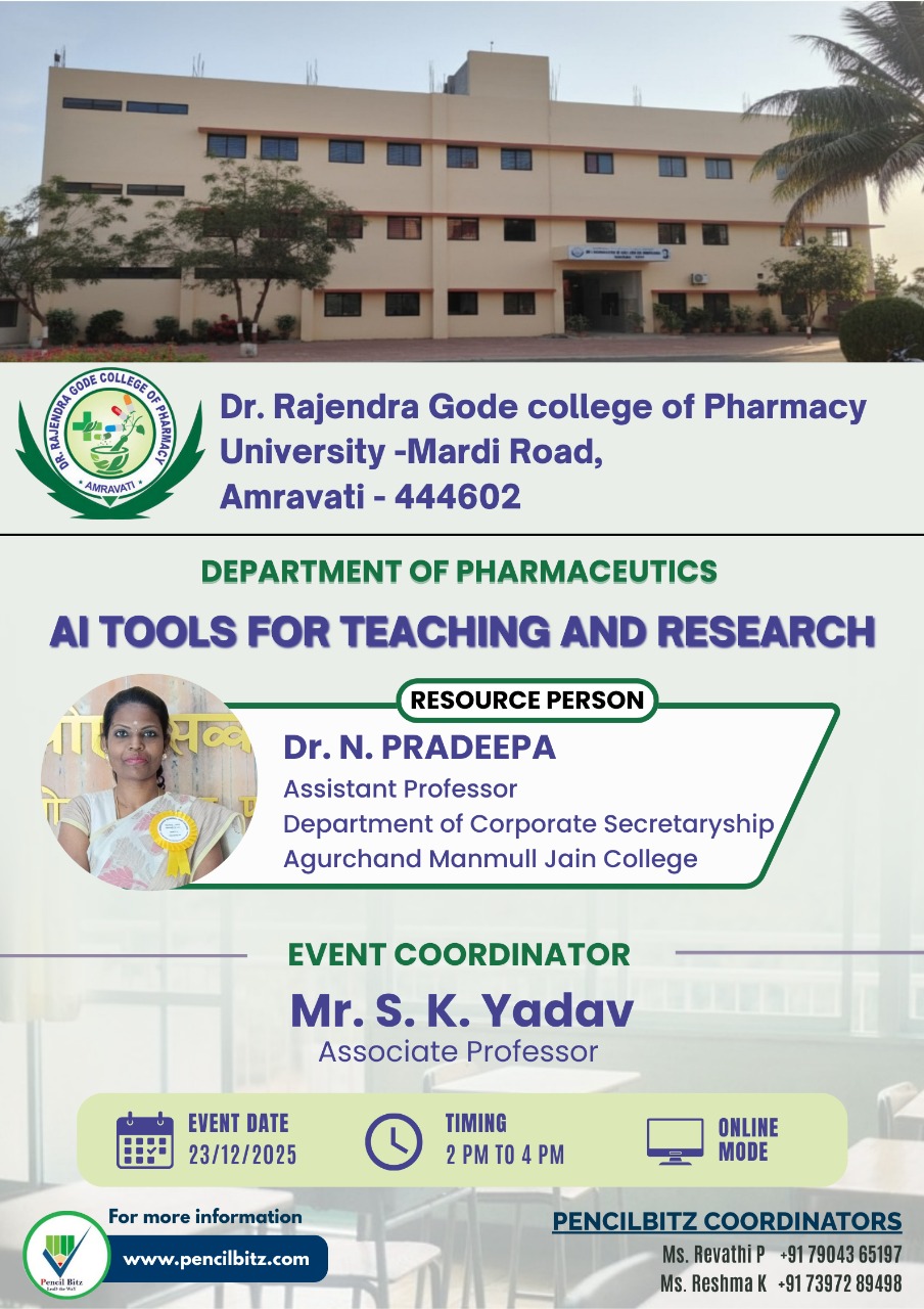 Dr.Rajandra Gode college of Pharmacy 