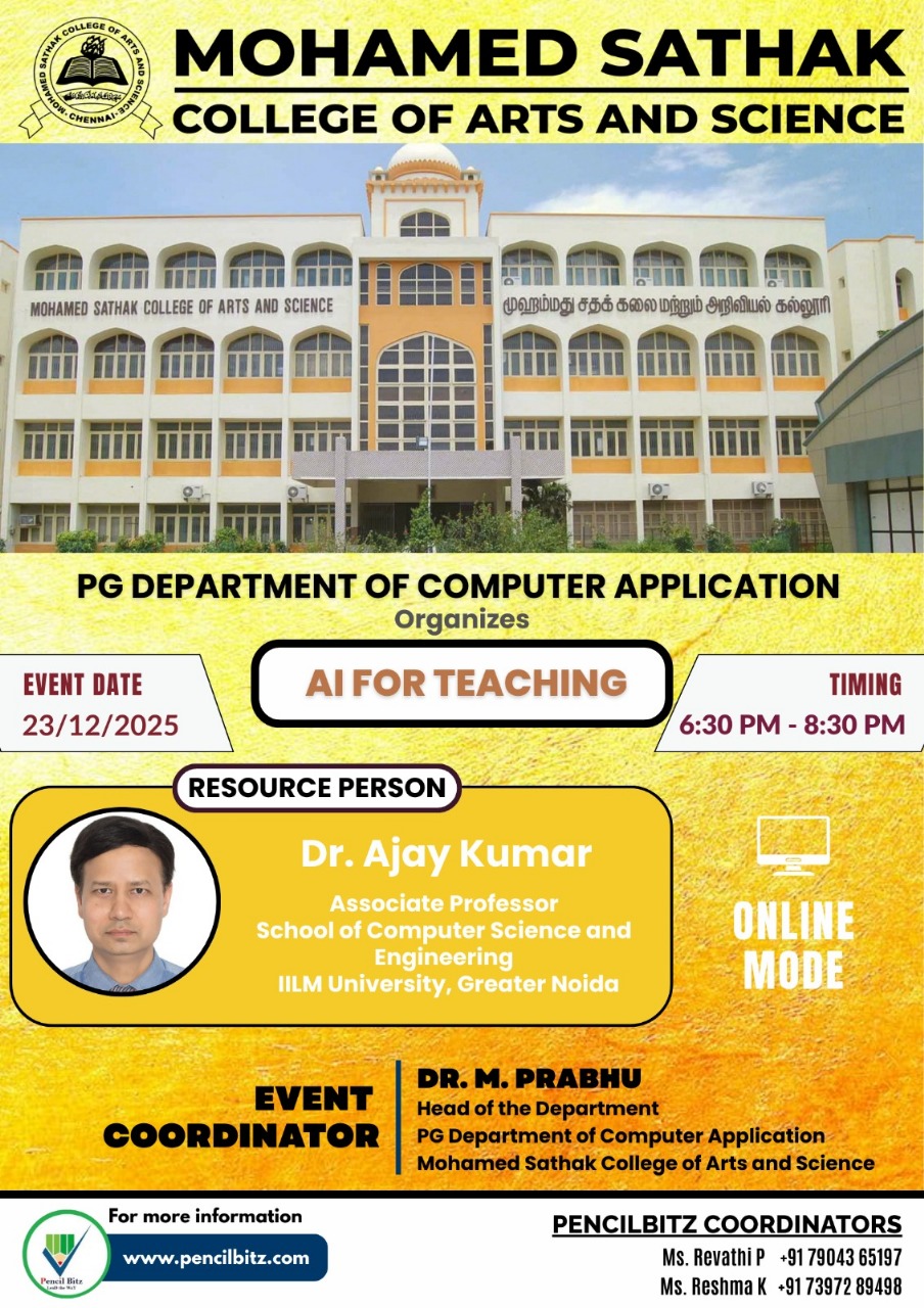 Mohamed Sathak College of Arts and Science 