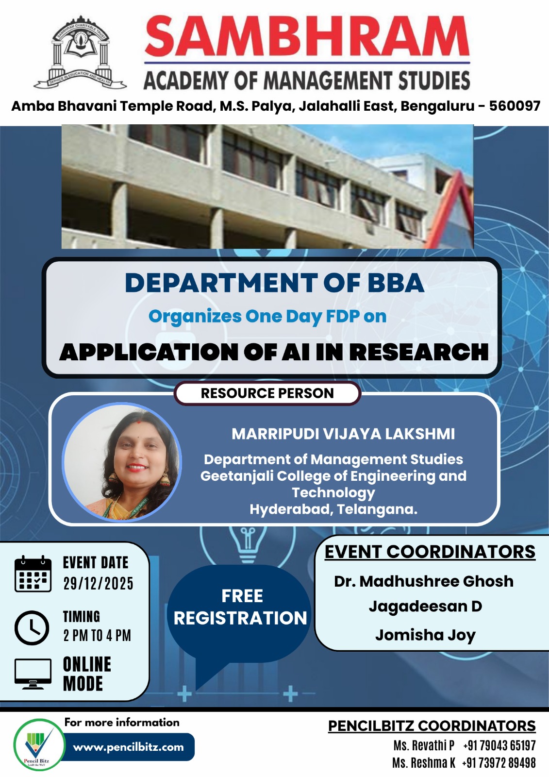 Sambhram Academy of Management Studies 