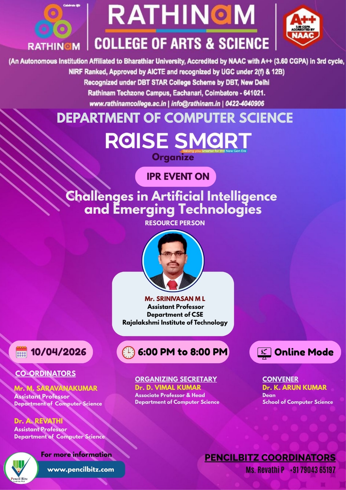 College Event Brochure