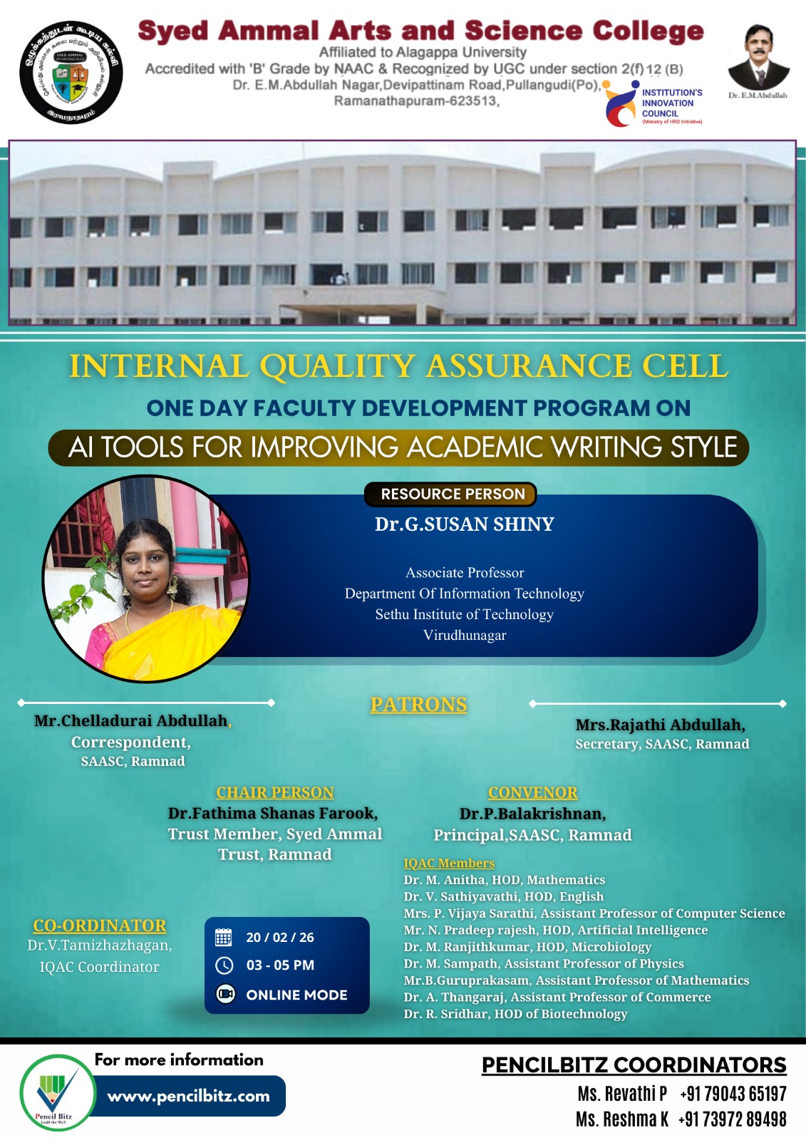 College Event Brochure