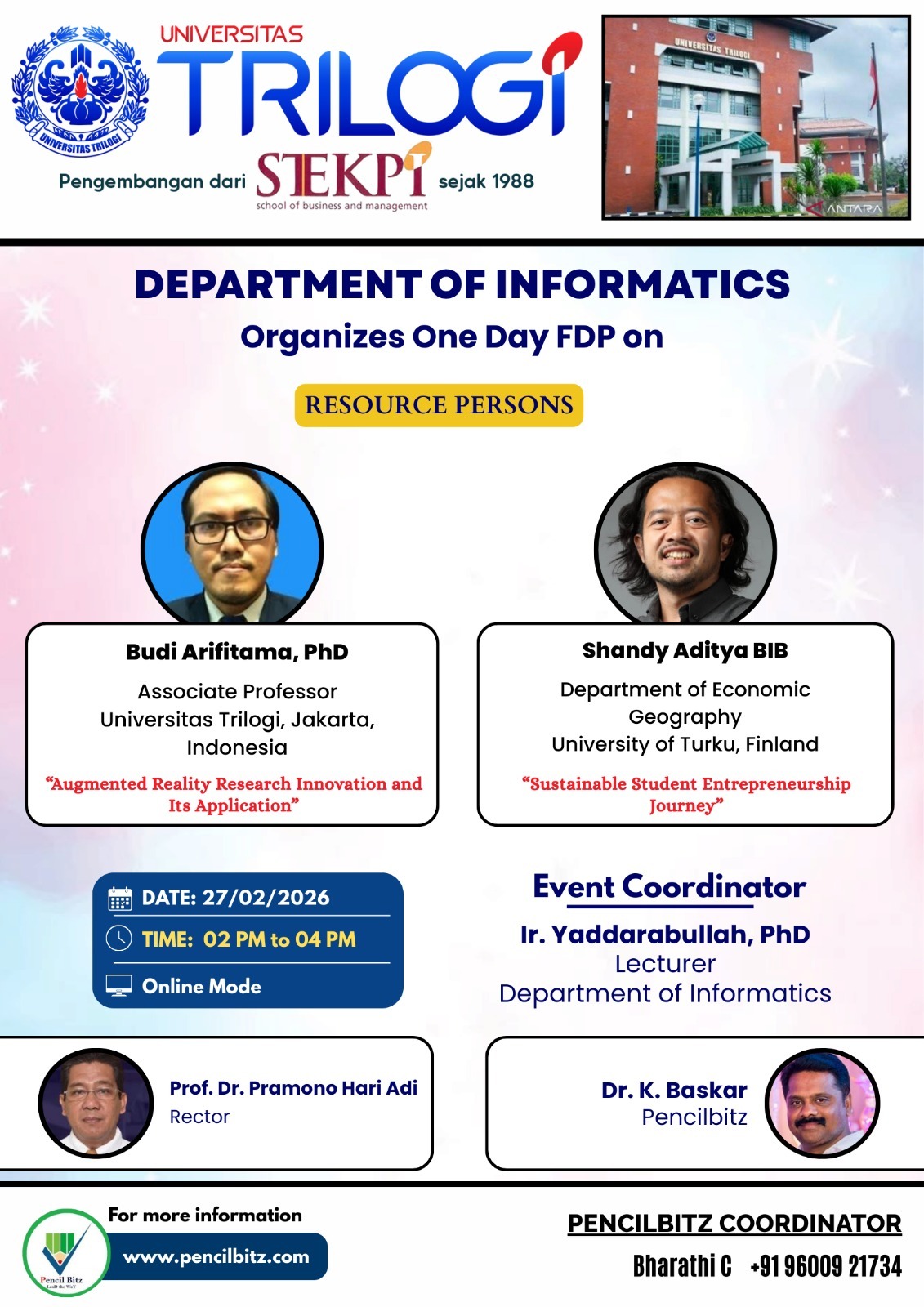 College Event Brochure